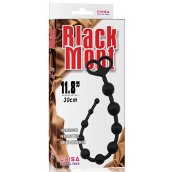 BlackMont Chapelet anal Black Mont Beads 30 x 2.4 cm
